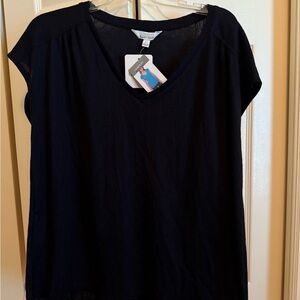 EllenTracy Women's Black Top NWT xl